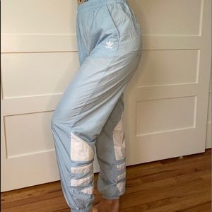 adidas blue jogger women